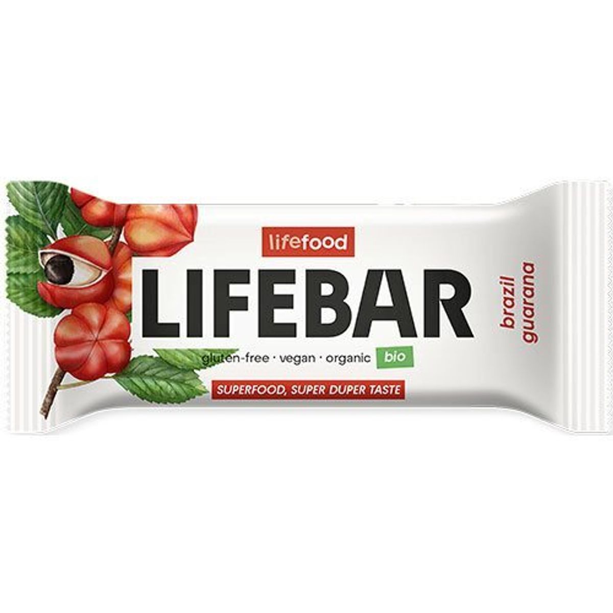 Lifefood LifeBar Paranød Guarana Ø, 40g