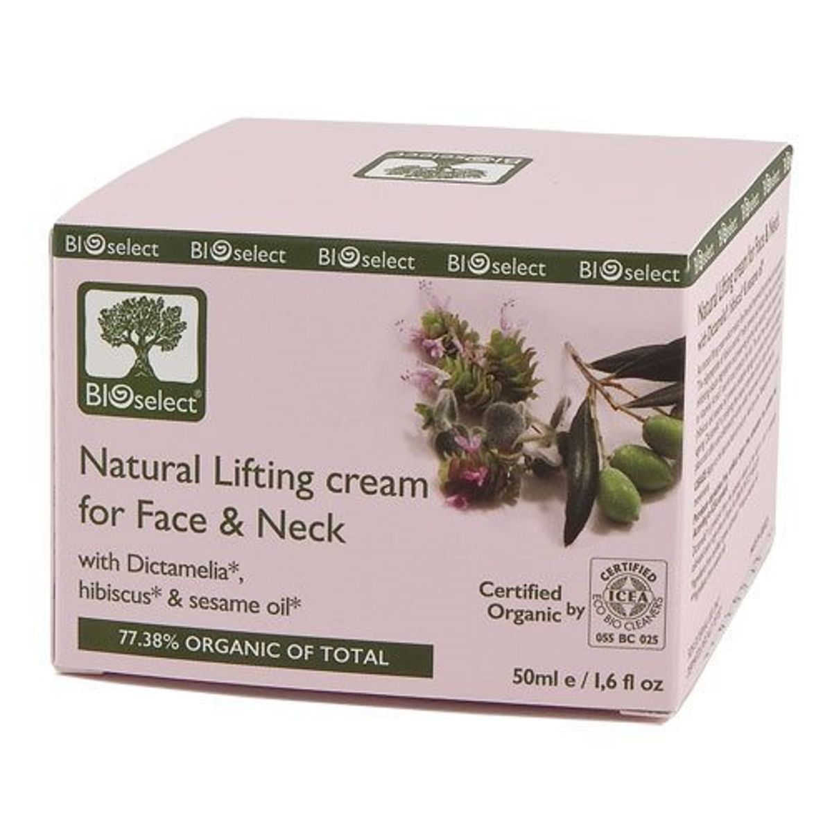 Bloselect Natural Lifting Cream for Face & Neck, 50ml.