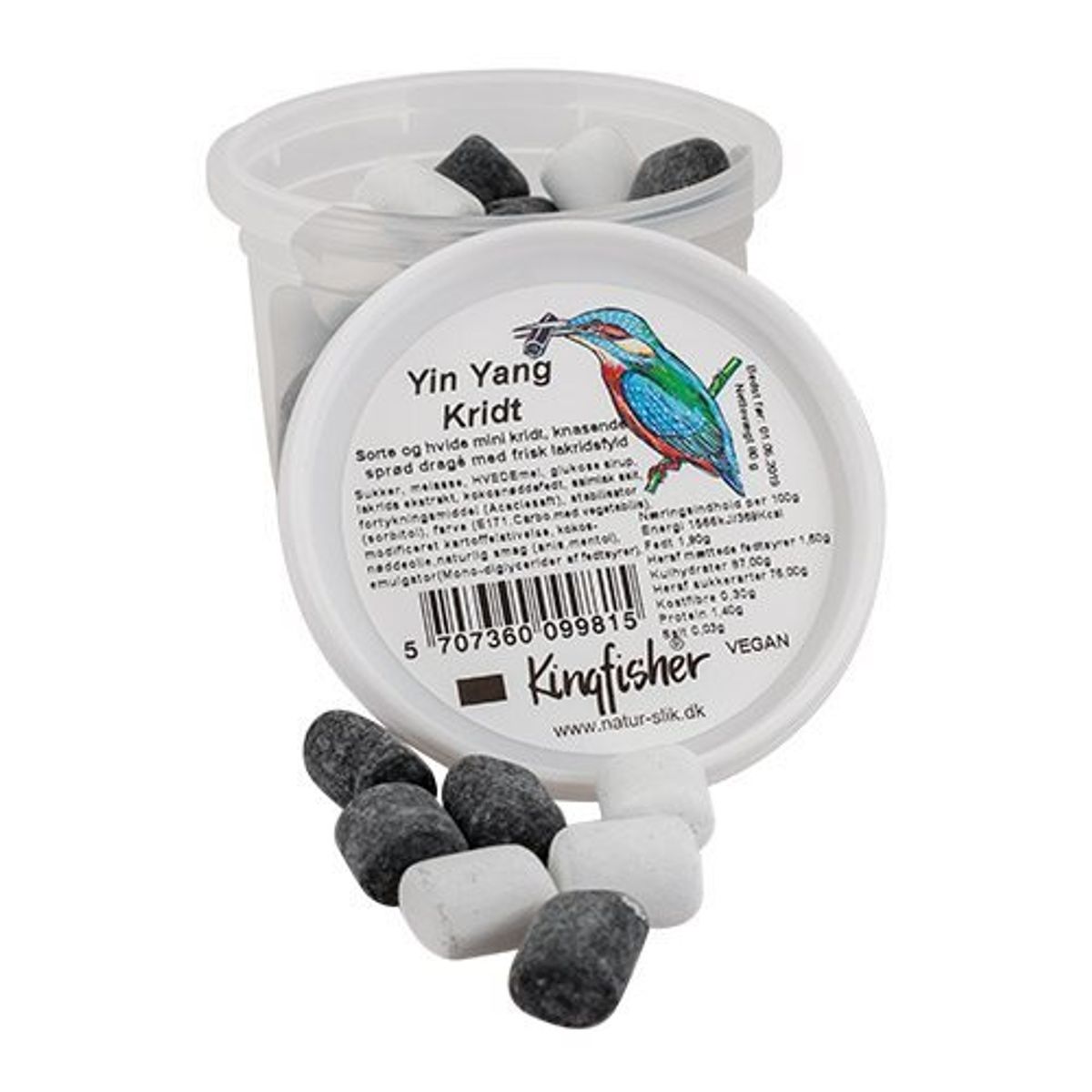 Kingfisher Yin Yang kridt, 75g.