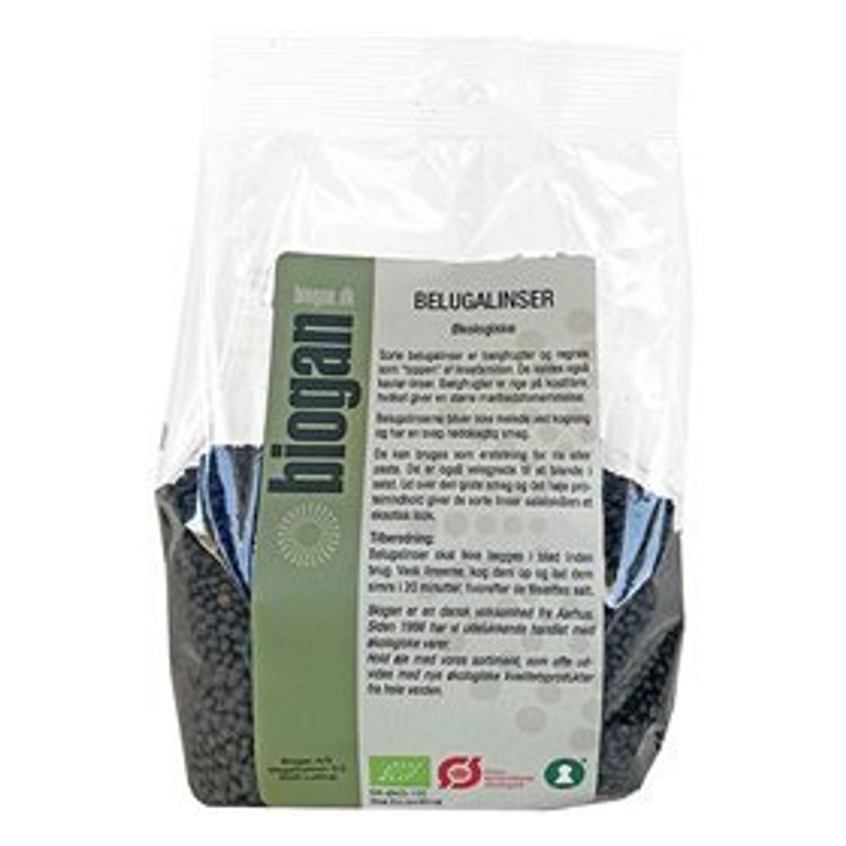 Biogan Beluga linser Ø, 500g.