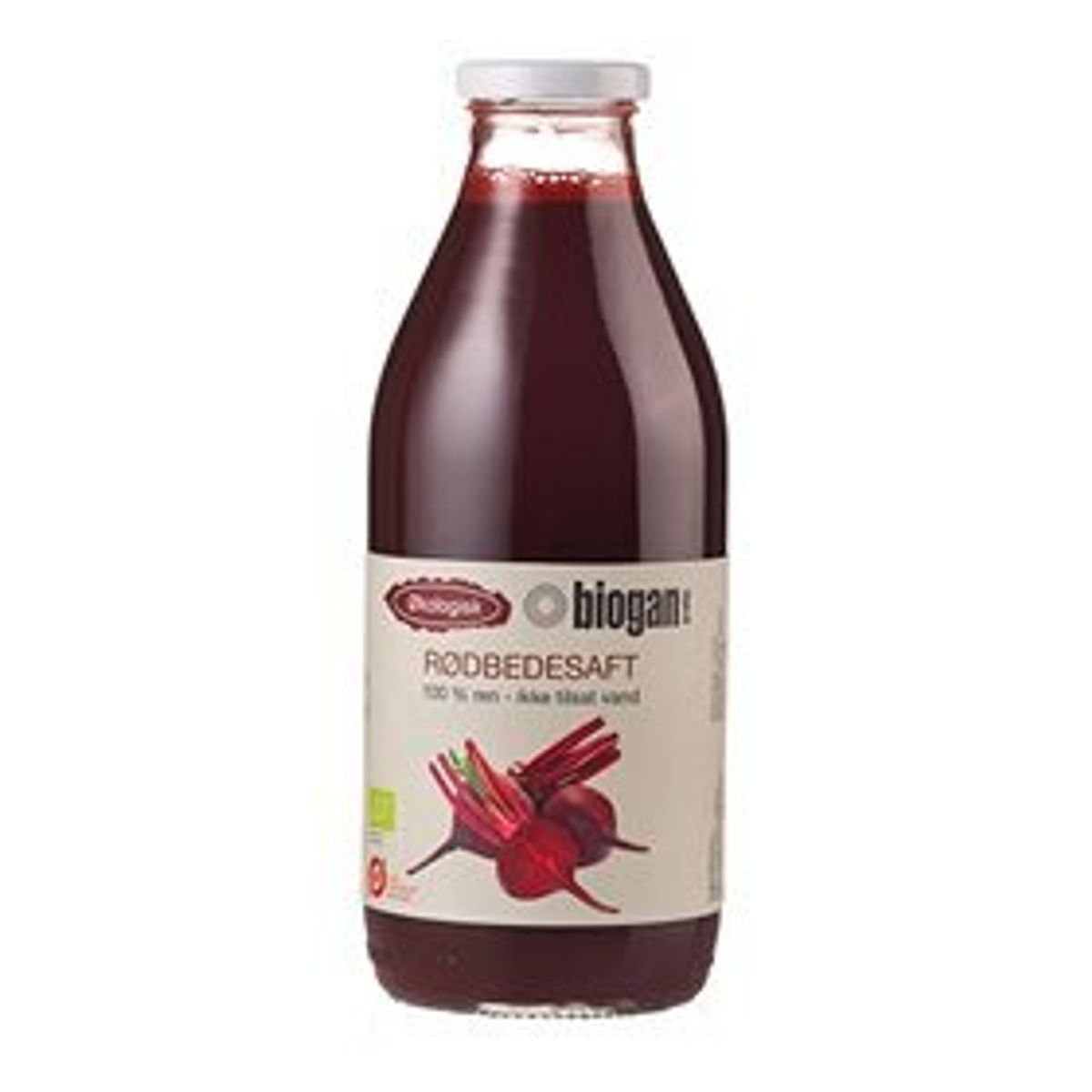 Biogan Rødbedesaft Ø, 720ml.