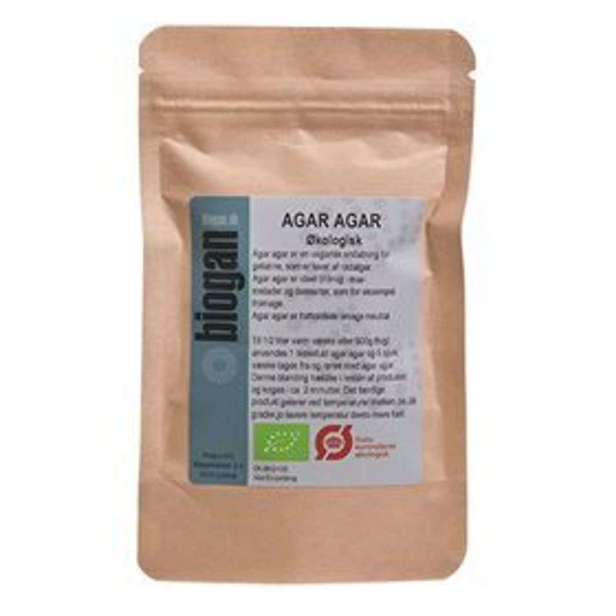 Biogan Agar agar pulver Ø, 30g.