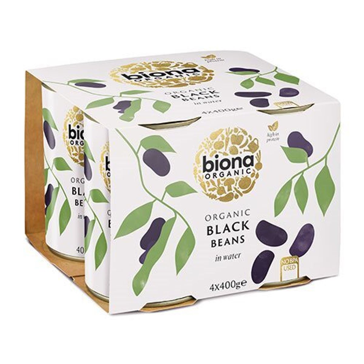 Biona Organic Sorte bønner Ø (4x400g)