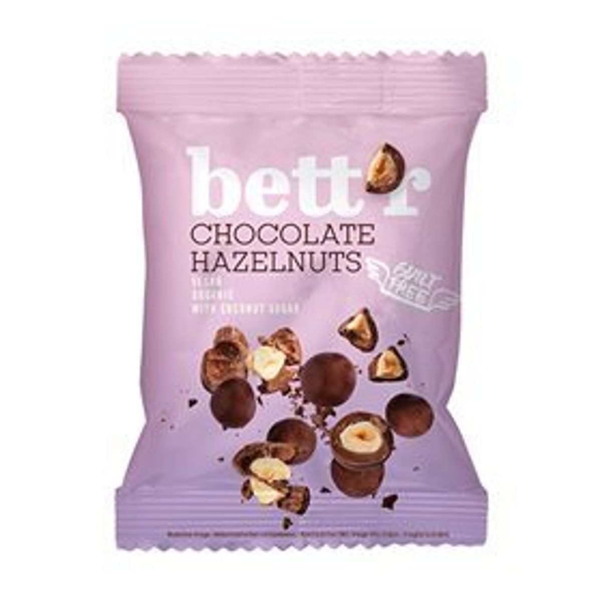 Bett´r Vegan choko hasselnødder Ø, 40g.