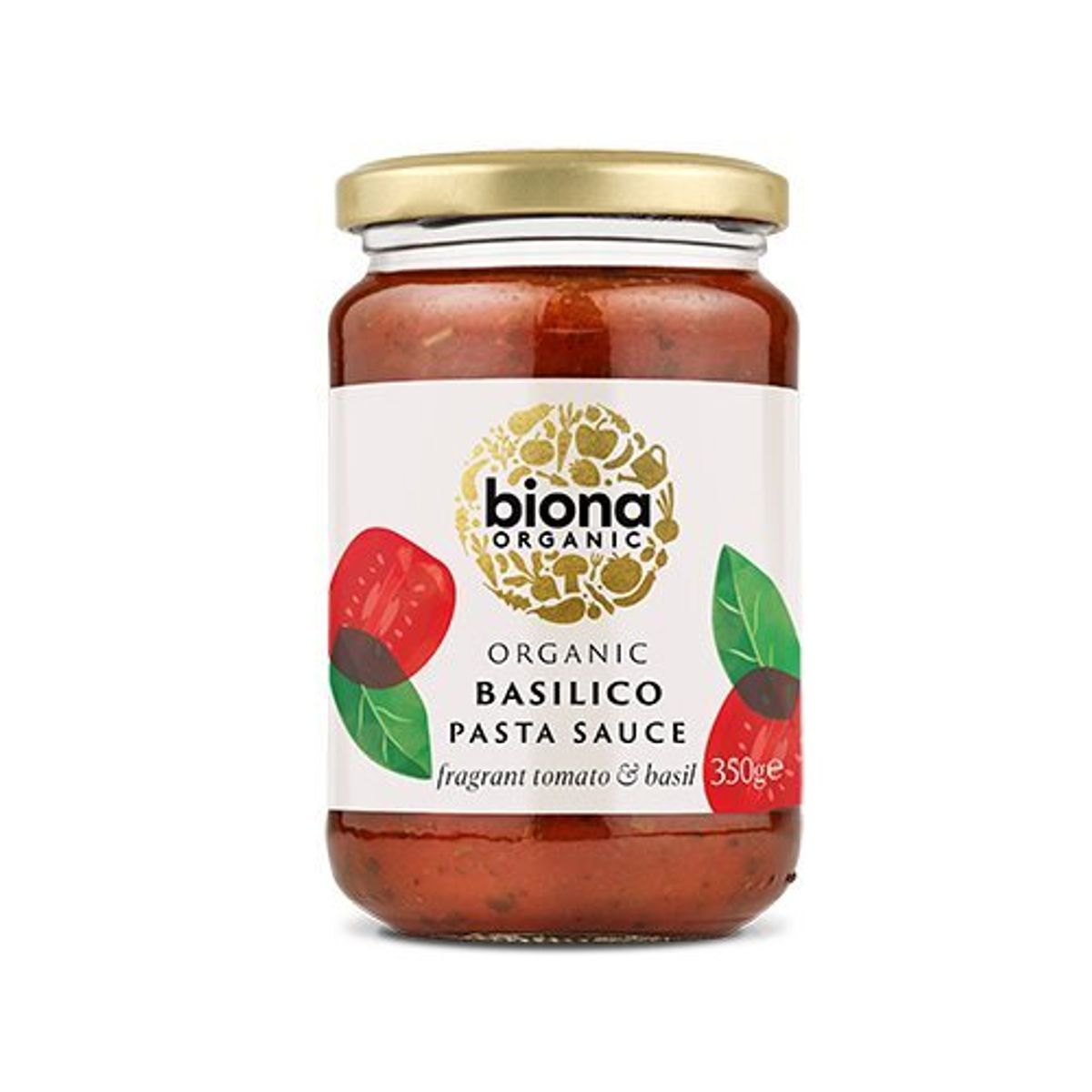 Biona Pastasovs Basilico Ø, 350g.