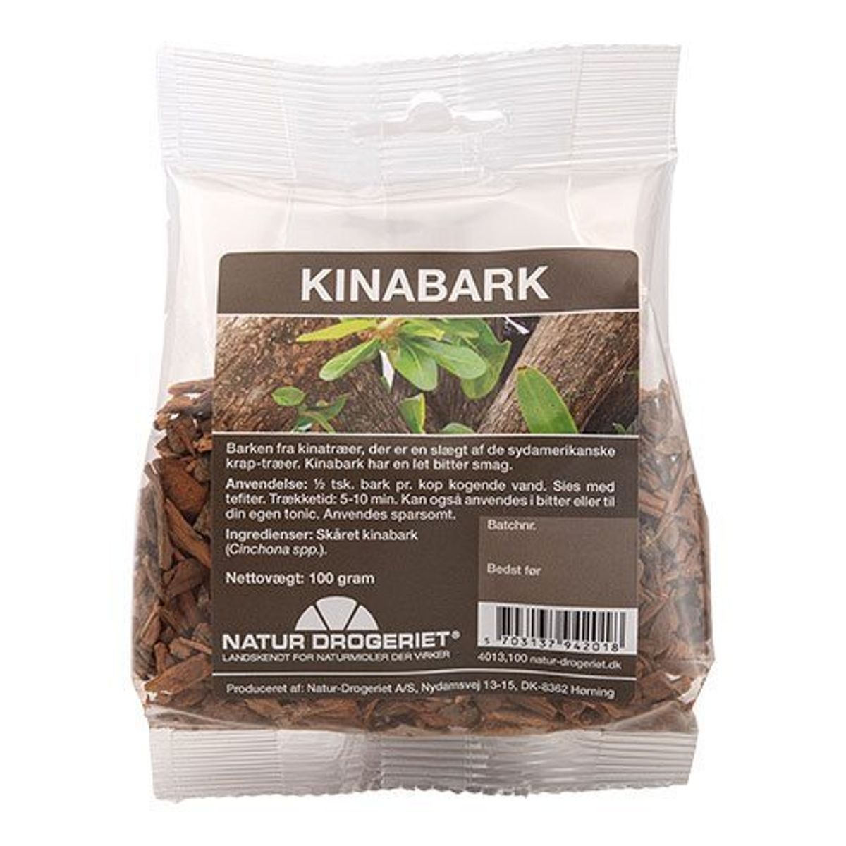 Natur-Drogeriet Kinabark, 100g.