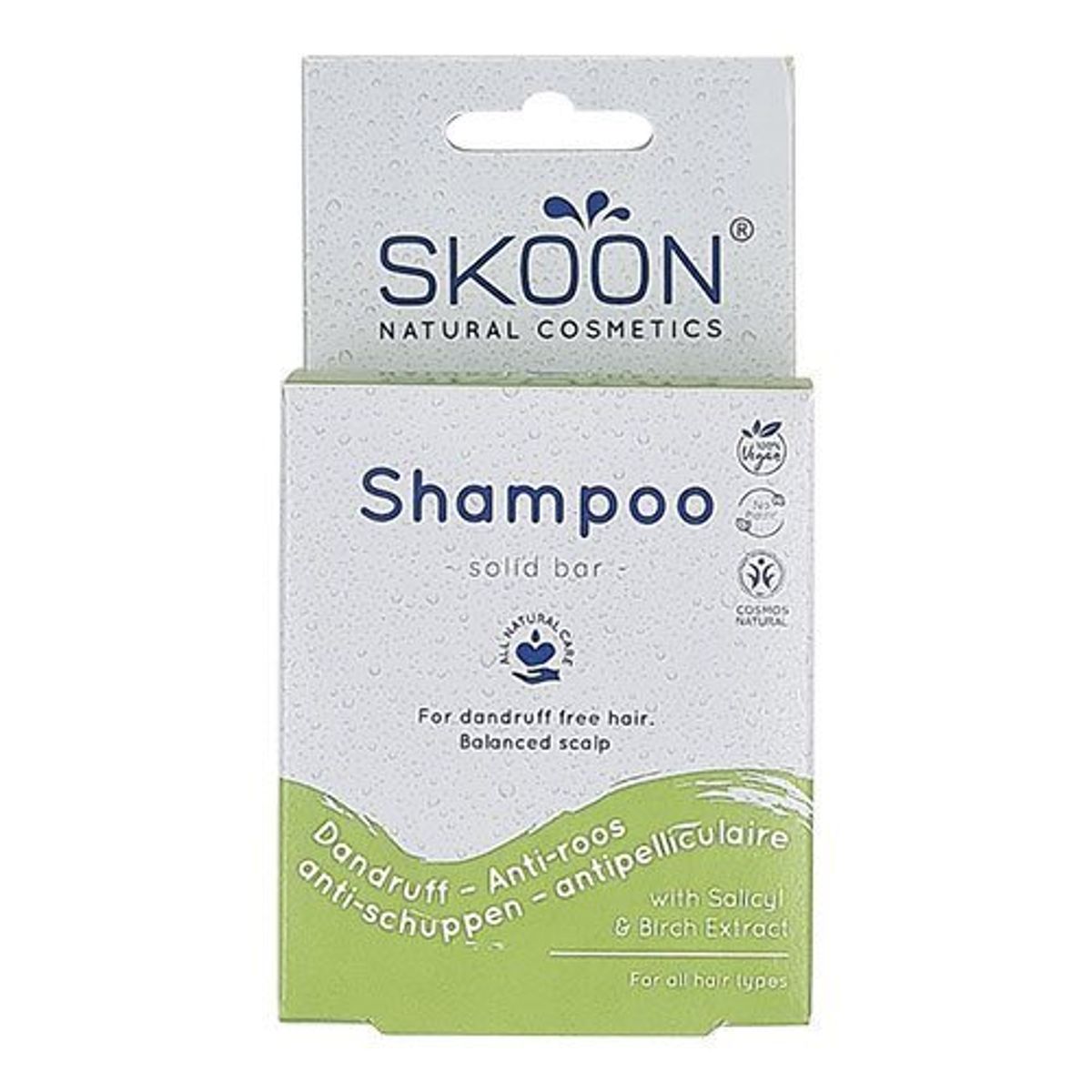 Skoon Solid Shampoo bar Anti-skæl, 90g