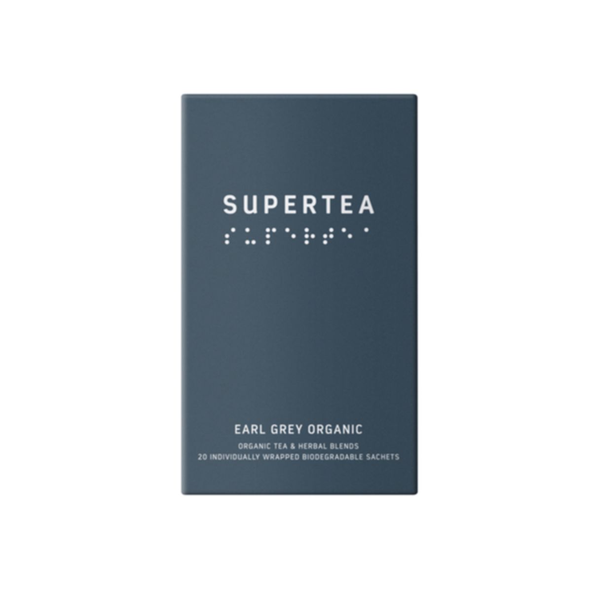 Supertea Earl Grey Øko Tebreve, 20stk.