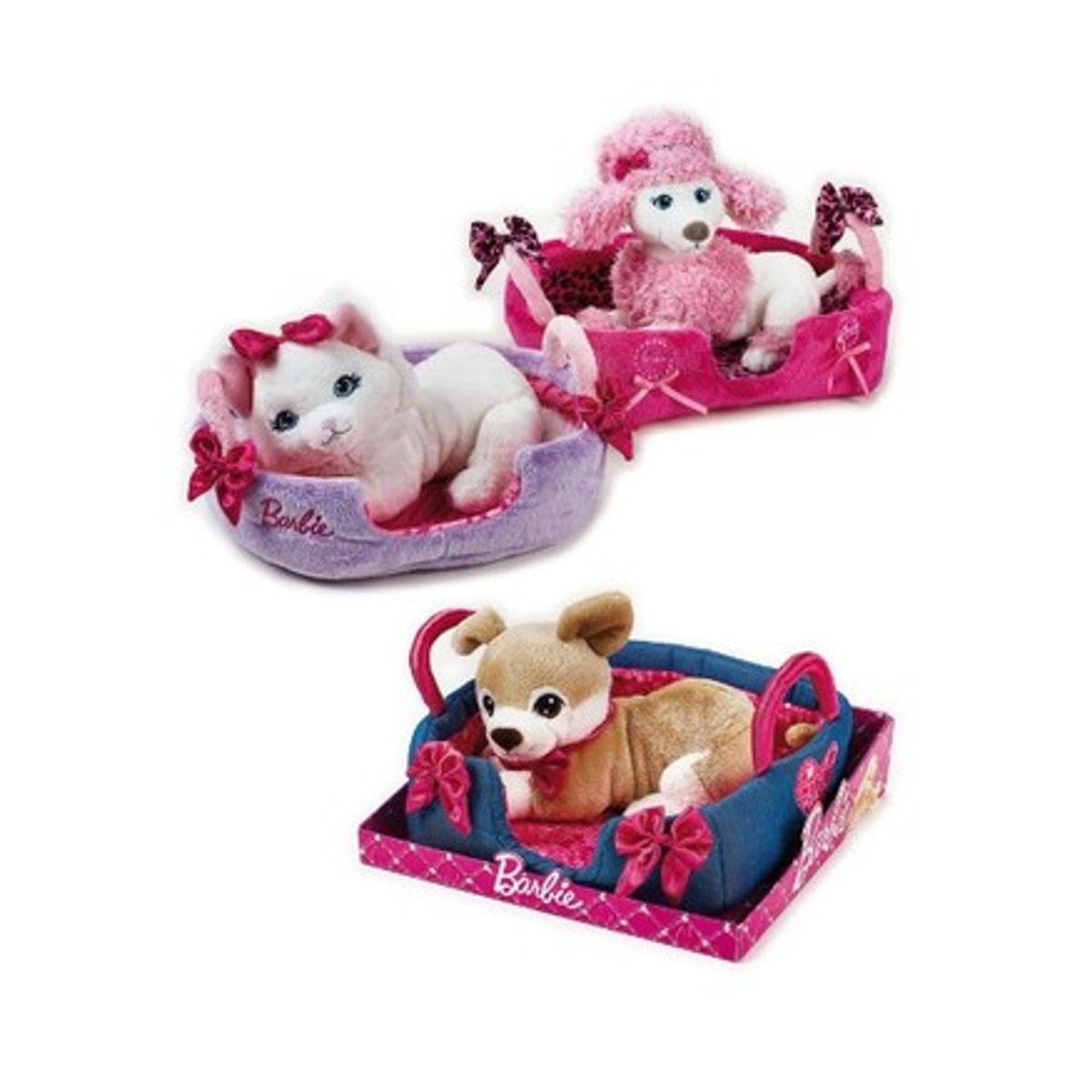 Barbie Dyr med Hundeseng - assorterede