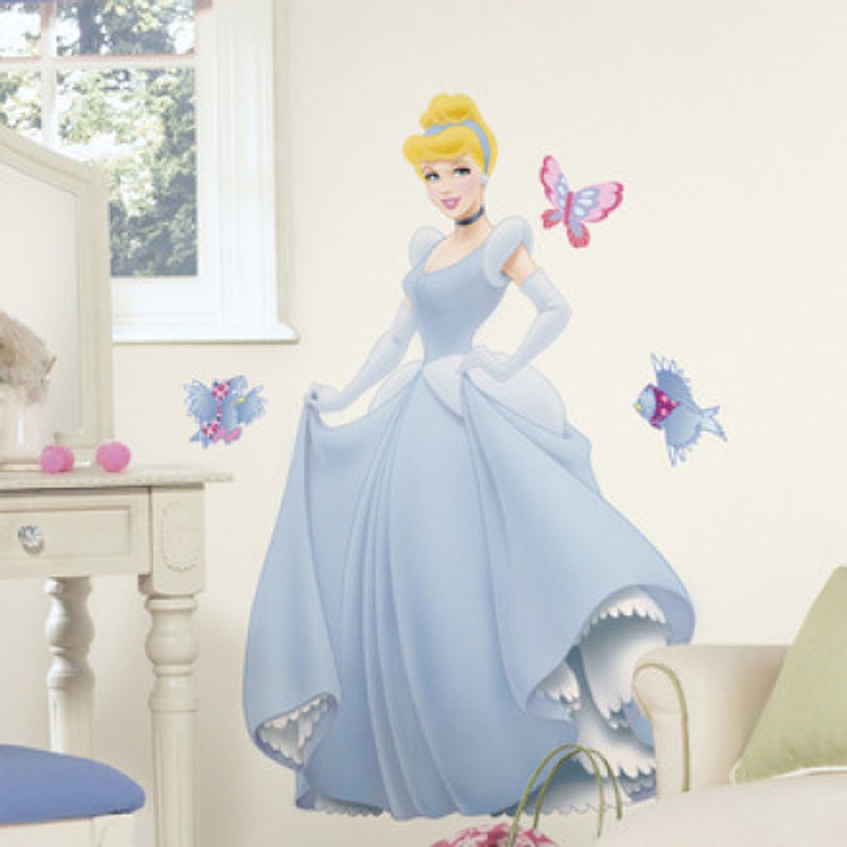 Roommates Wallstickers Disney Princess Askepot