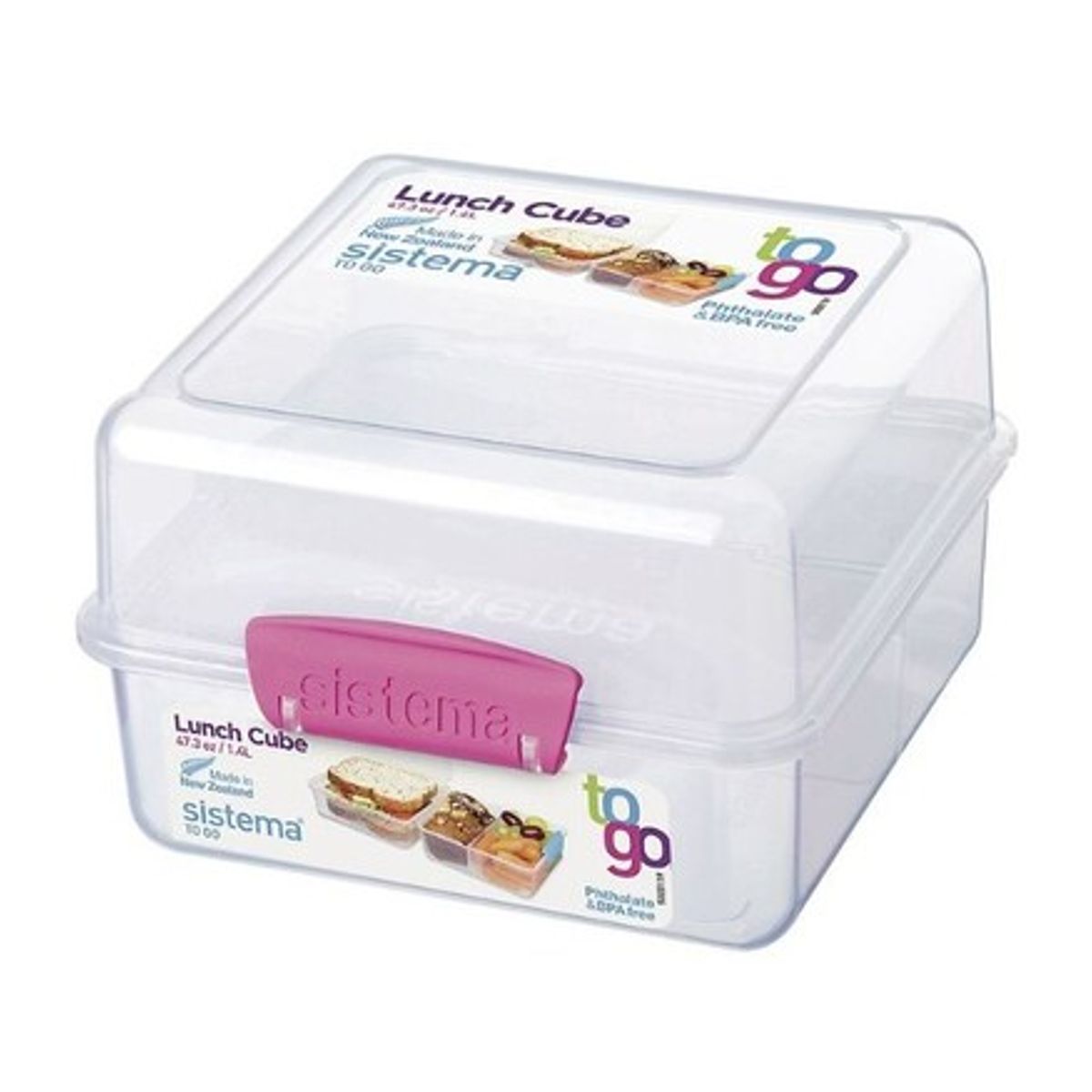 Sistema Lunch Cube - Pink