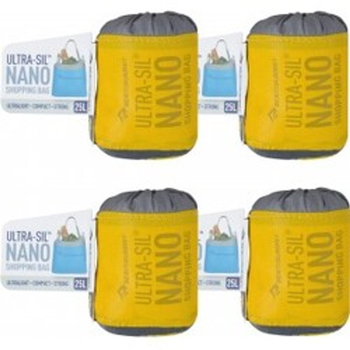 Ultra-Sil Nano Shopping Bag Display Refill Yellow - Yellow - Sea to summit