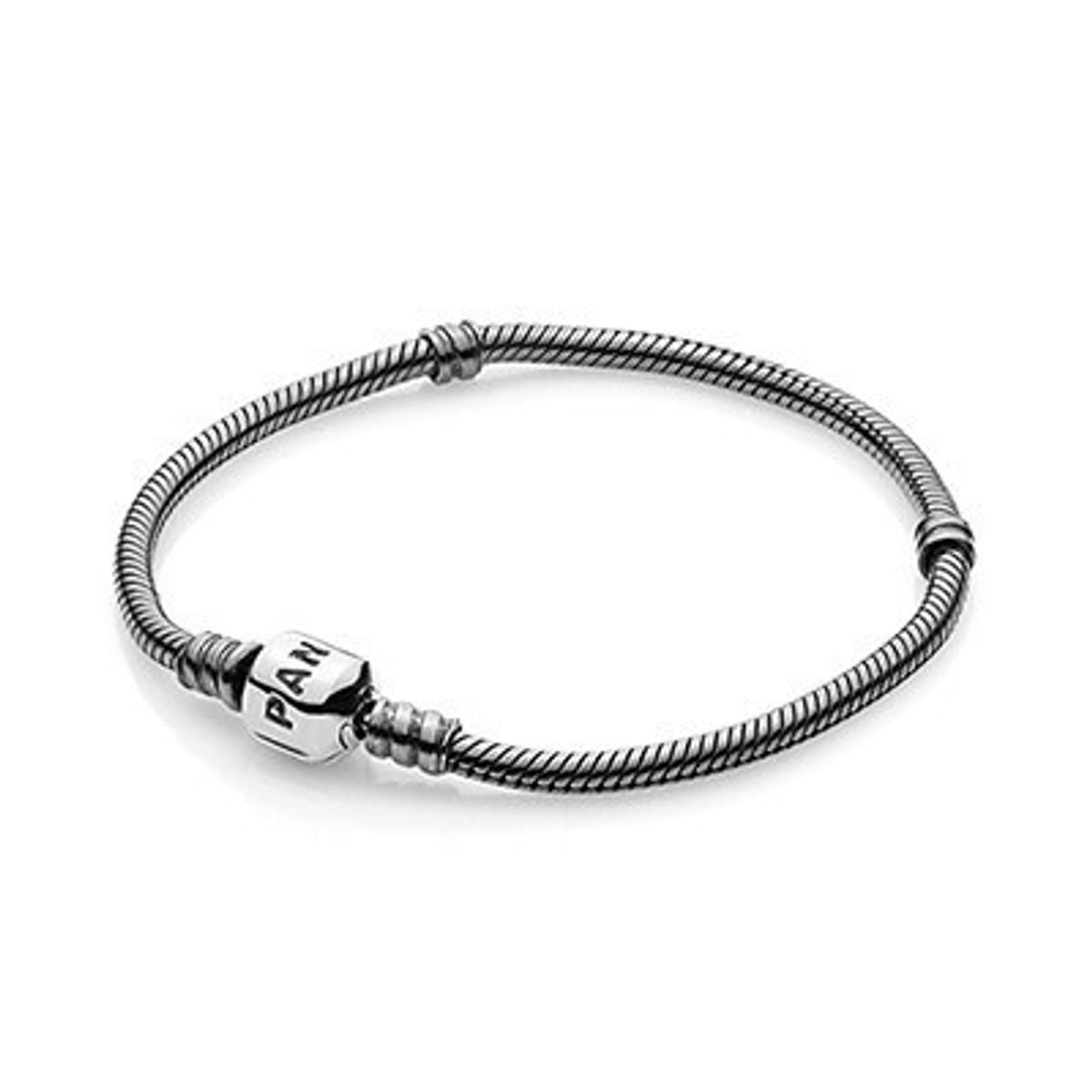 Pandora Moments Armbånd i Oxideret Sølv 590702OX