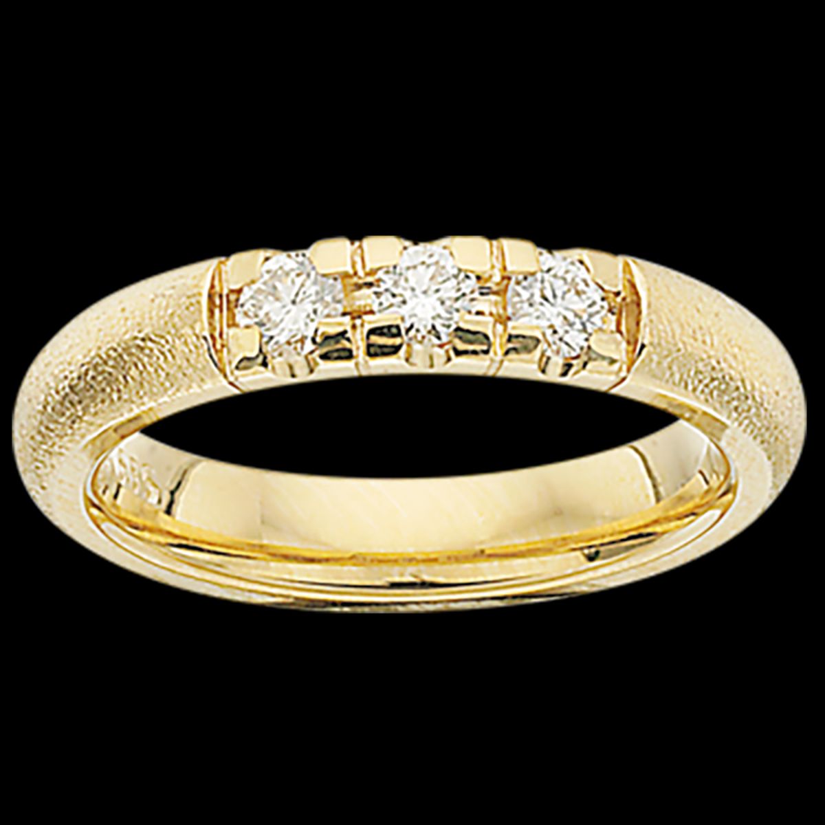 Scrouples Grace Alliance 14 Karat Guld Ring med Diamanter 0,27 Carat W/SI