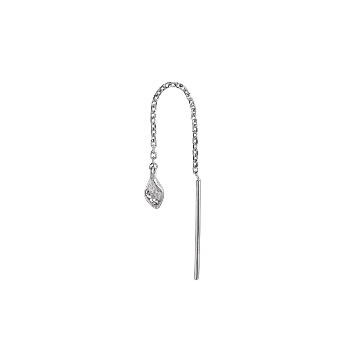 Tout Petit Dangling Ile De L'amour Sterling Sølv Ørering fra Stine A