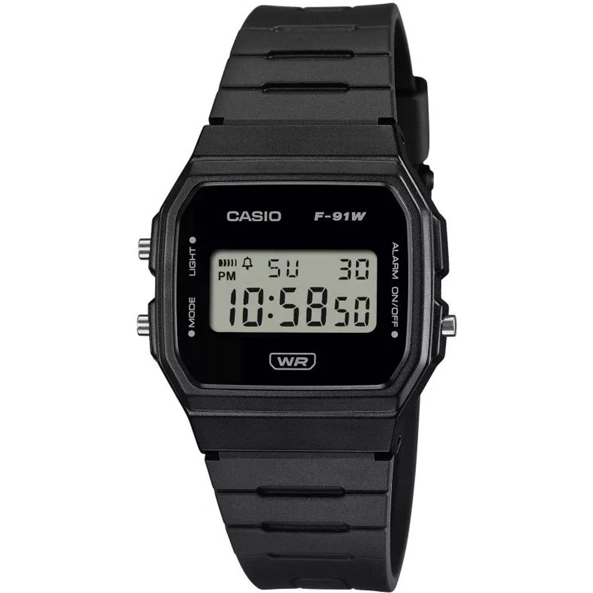 Timeless Unisexur Fra Casio F-91WB-1AEF