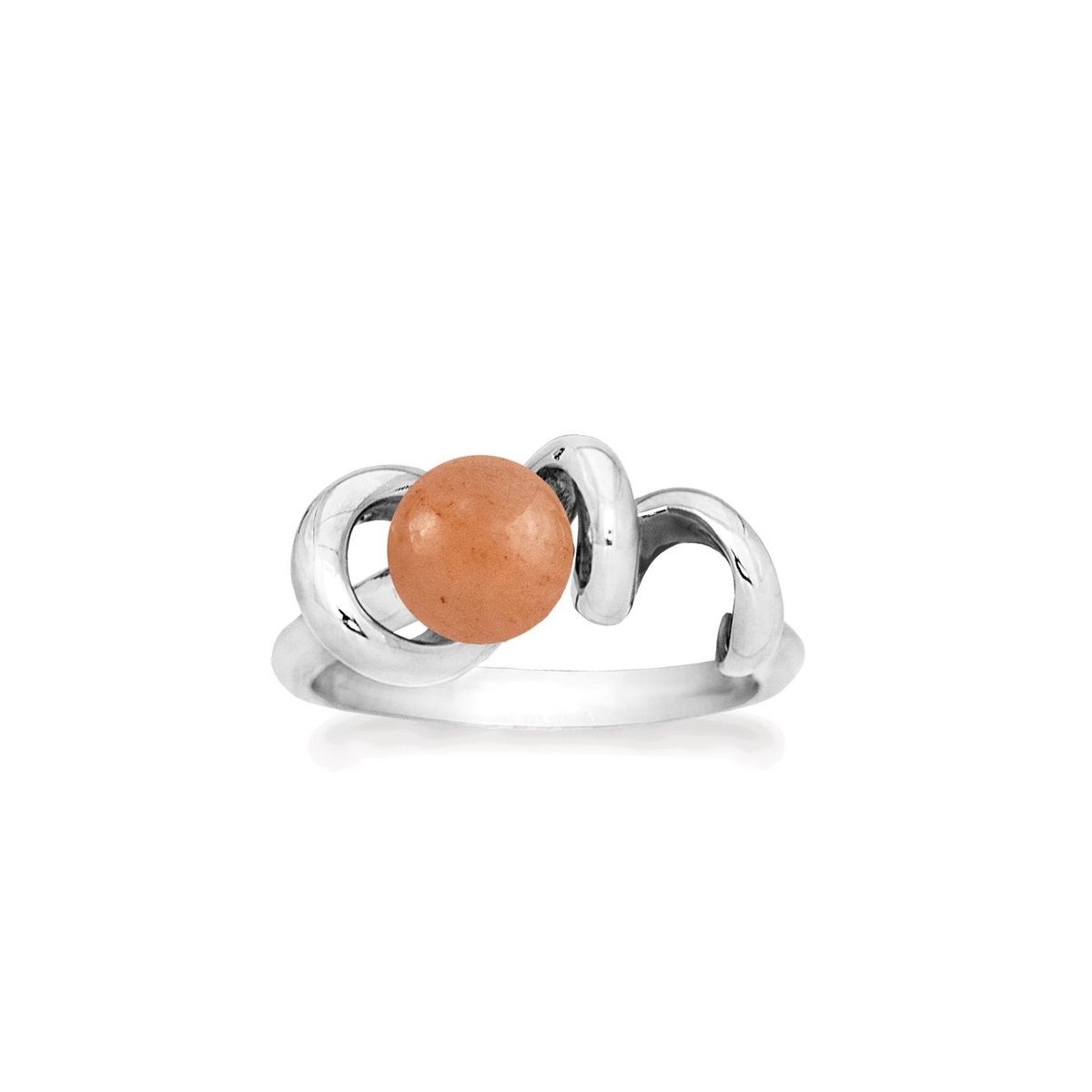 Soft Line Sterling Sølv Ring fra Rabinovich med Aventurin