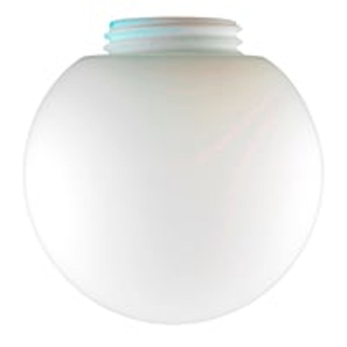 Glas kuppel Glob, 180 mm, H170 mm, gevind 84,5 mm, mat opal - If