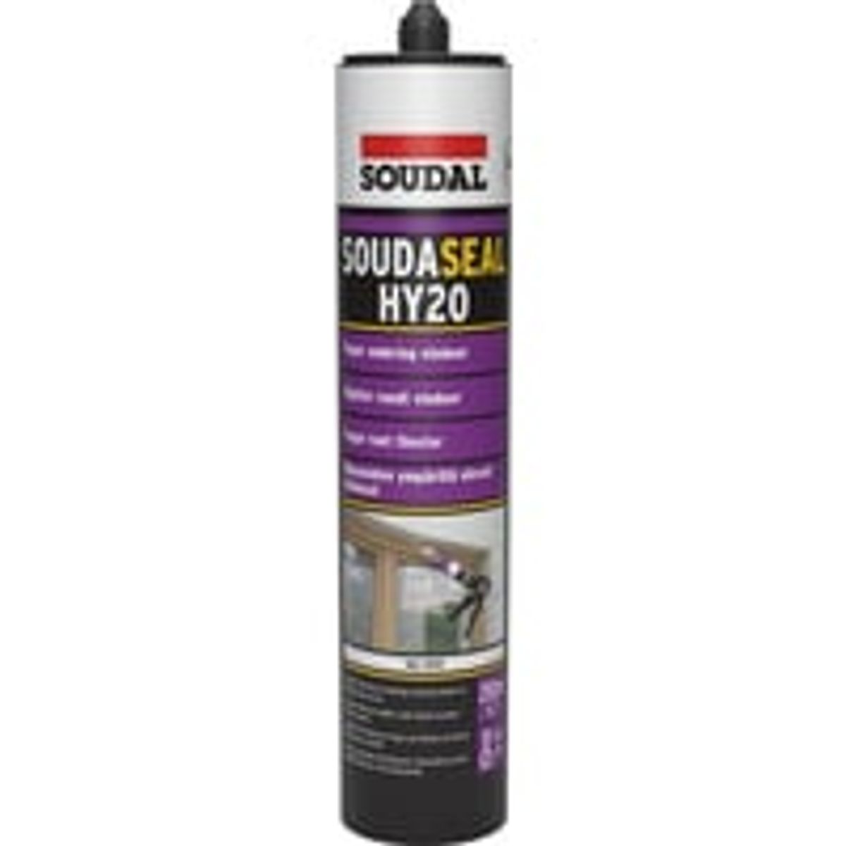 Fugemasse HY20 SMX, 290ml, RAL 9010 - Soudal