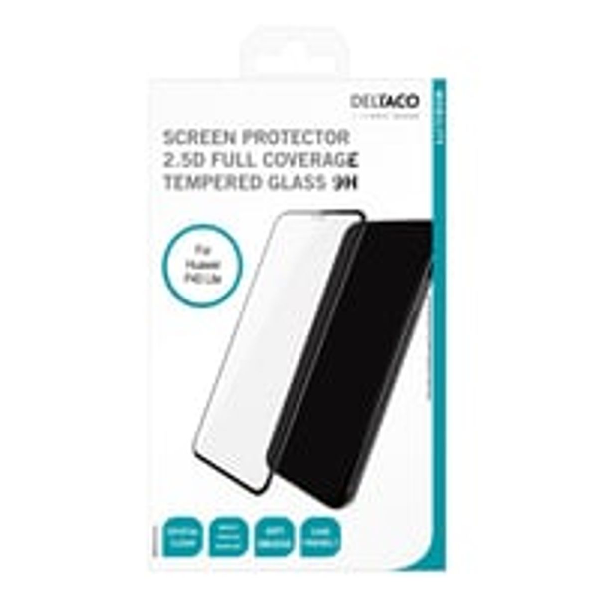 Screen protector Huawei P40 Lite, 2.5D tempered glass 9H