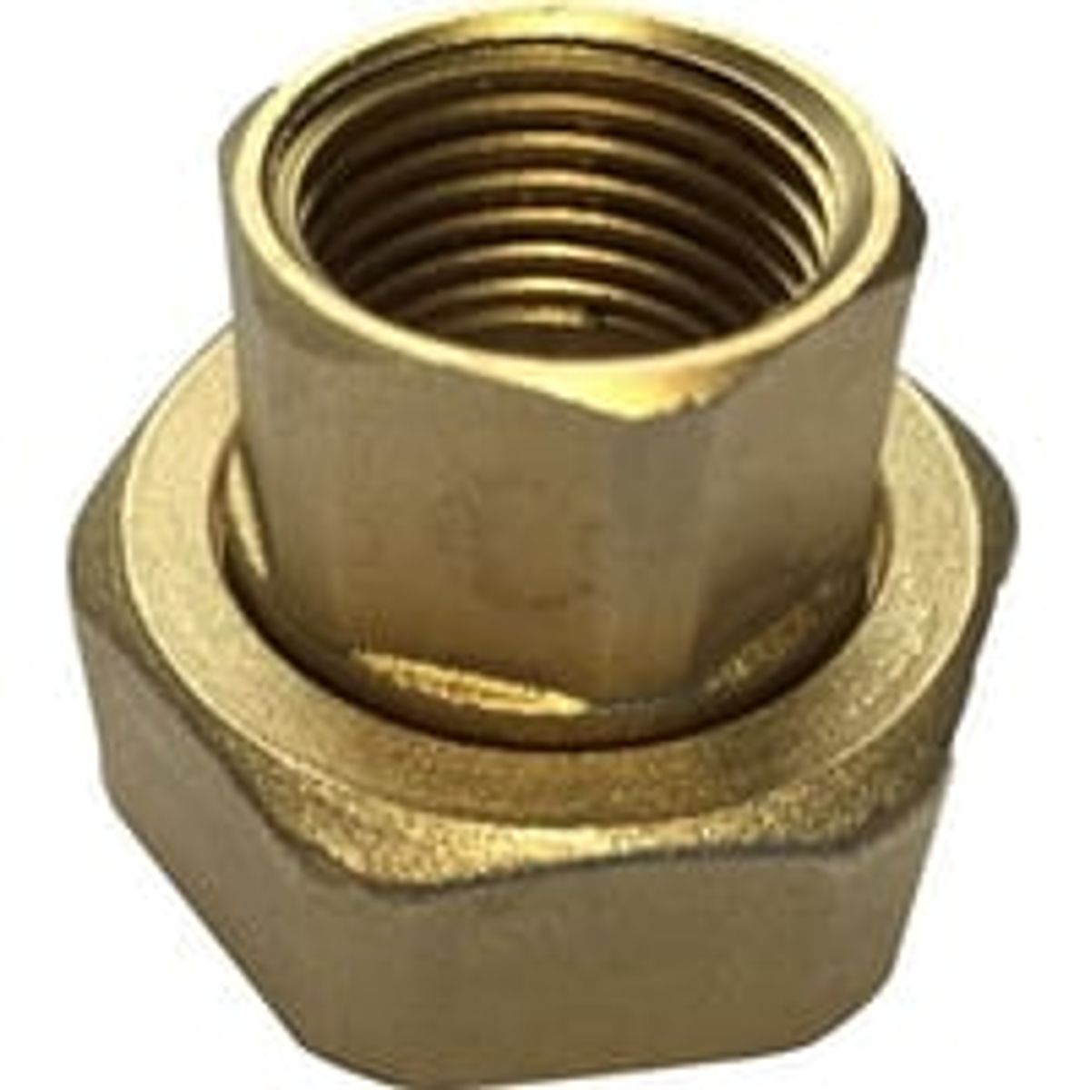 Union af messing med omlber og muffer, ?2" x ??1" (DN40) - Danfoss