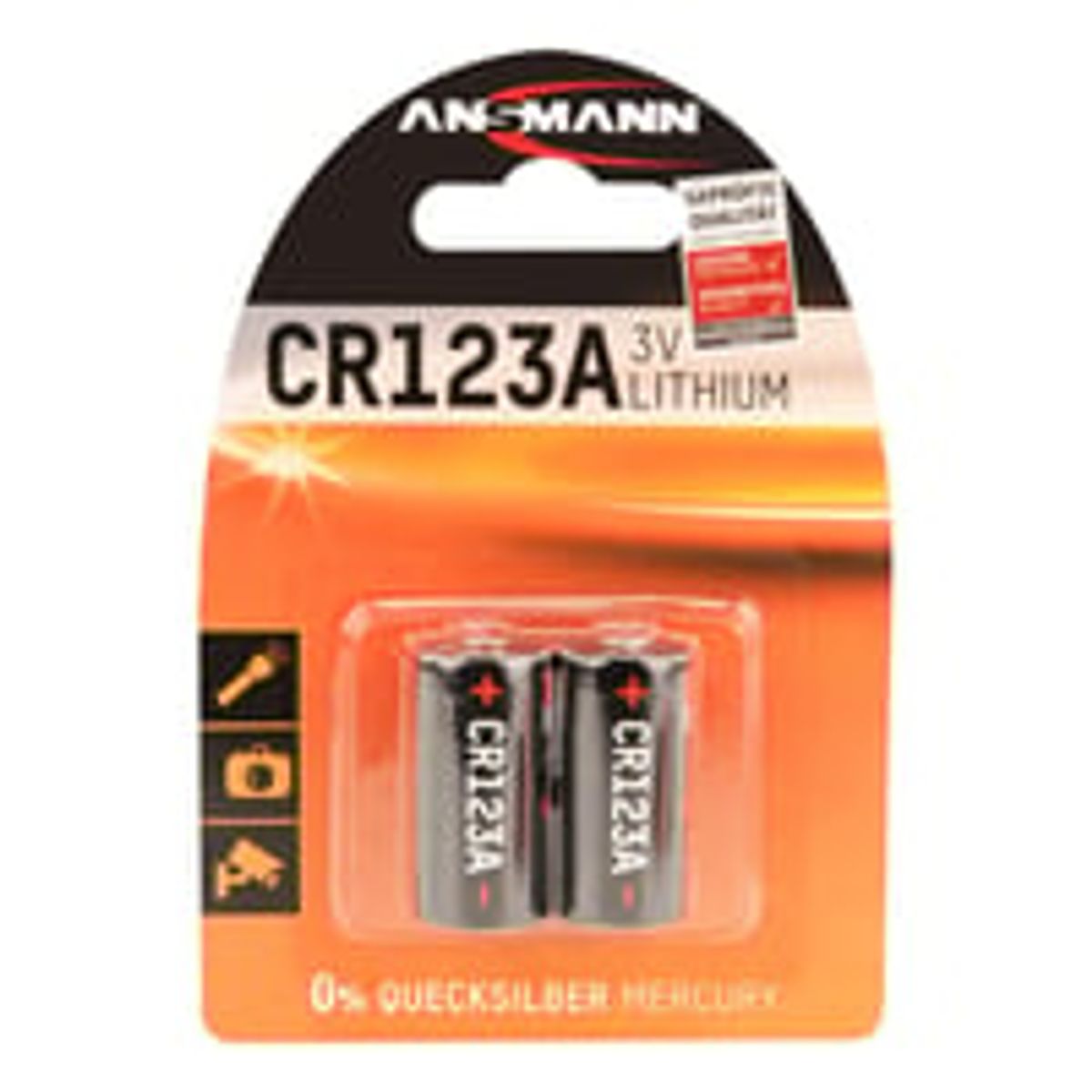 CR123A 3V K2, Ansmann