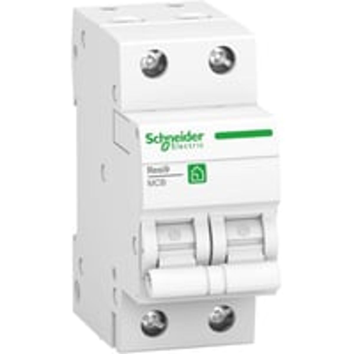 Resi9 Schneider Electric - Automatsikring MCB, C, 16A, 2P, 6kA, 2 modul