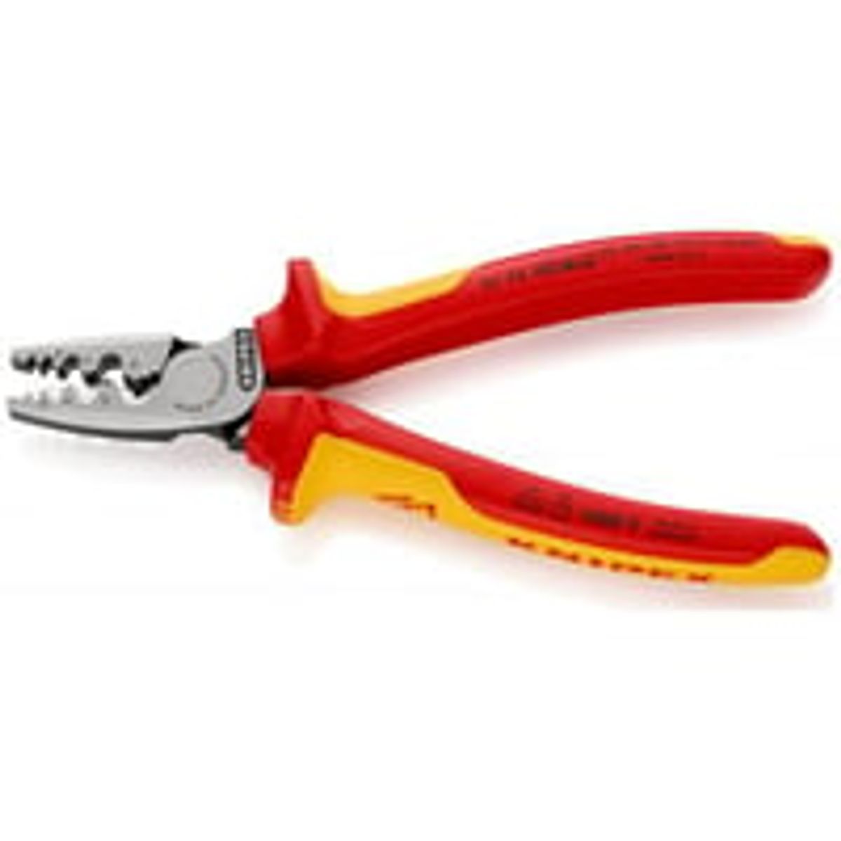 Knipex crimptang til kabeltyller, 0,25-16 mm, 180 mm