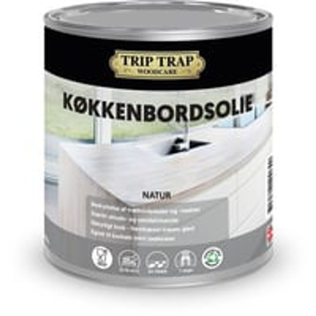 Kkkenbordsolie, 0,75L, natur