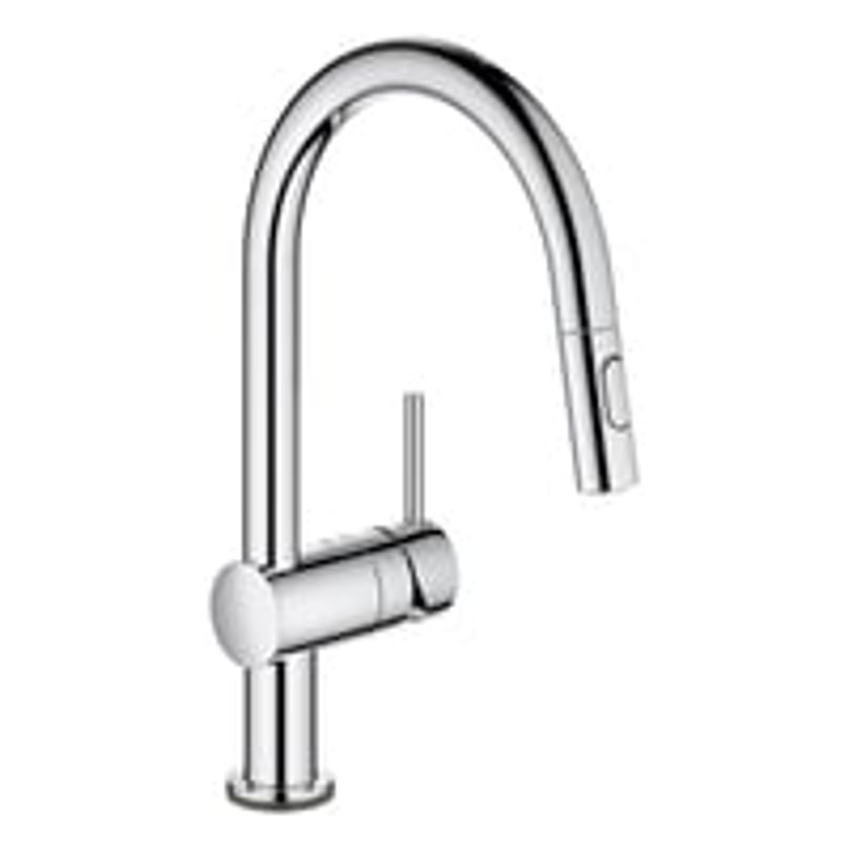 Grohe Minta Touch kkkenarmatur med udtrk, C-tud, 1-grebs, Krom