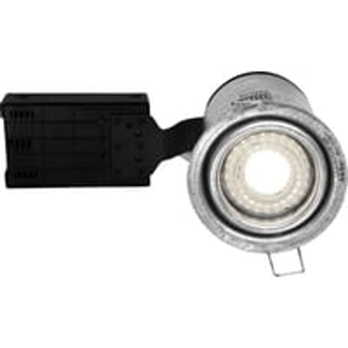 Nordtronic Giada udendrs indbygningsspot 230V LED (rund), galvaniseret, inkl. Nordtronic Value, 2700K, 350lm, CRI>90, 15.000 timer, dmpbar