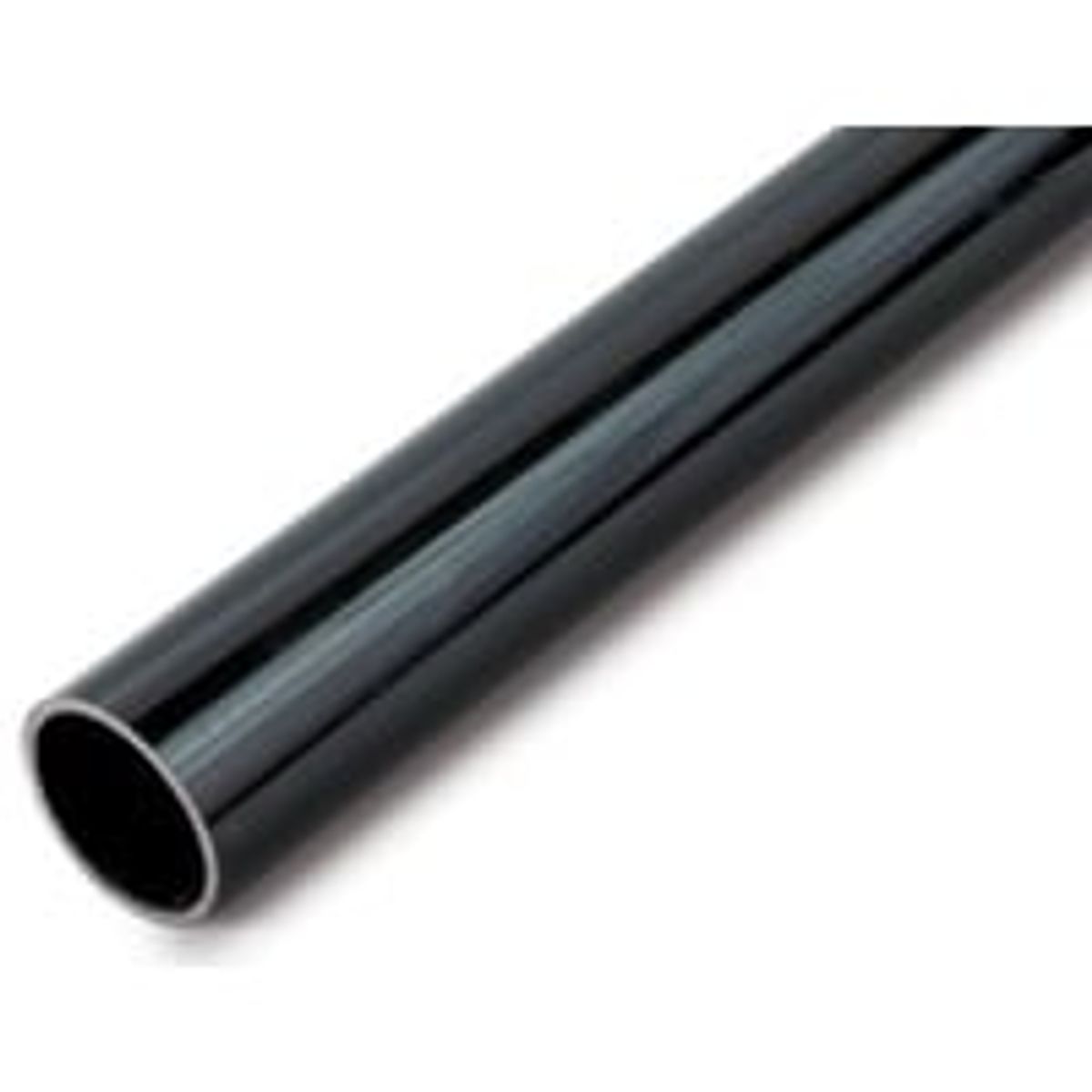 Stlrr 16 mm, sort lakeret metal - 3 meter