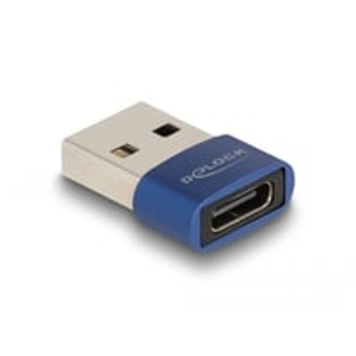 USB 2.0 Adapter USB Type-A male to USB Type-CT female blue