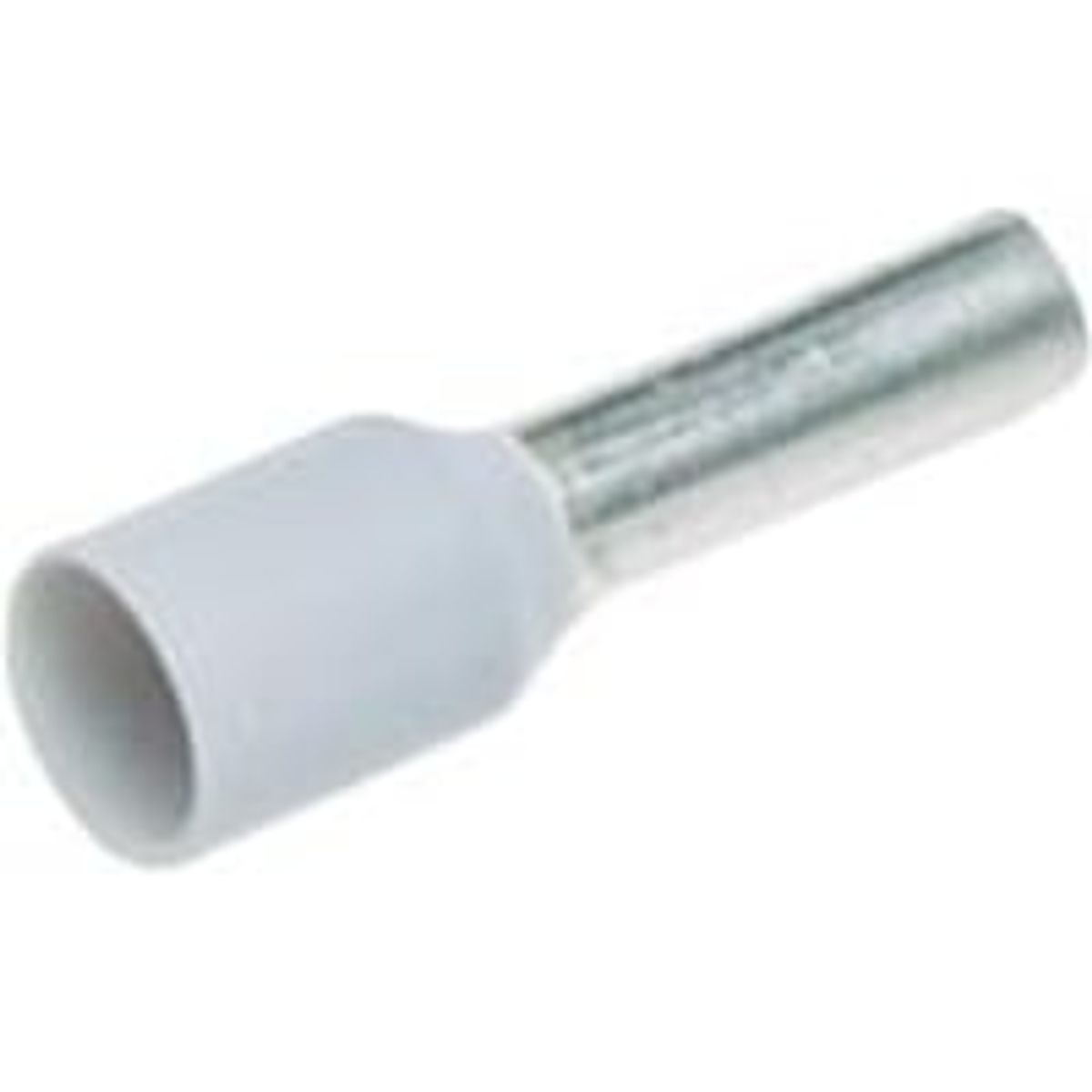 Elpress - Isoleret terminalrr, 0,75 mm / 8,0 mm, gr (farvekode DIN46228) - 100 stk