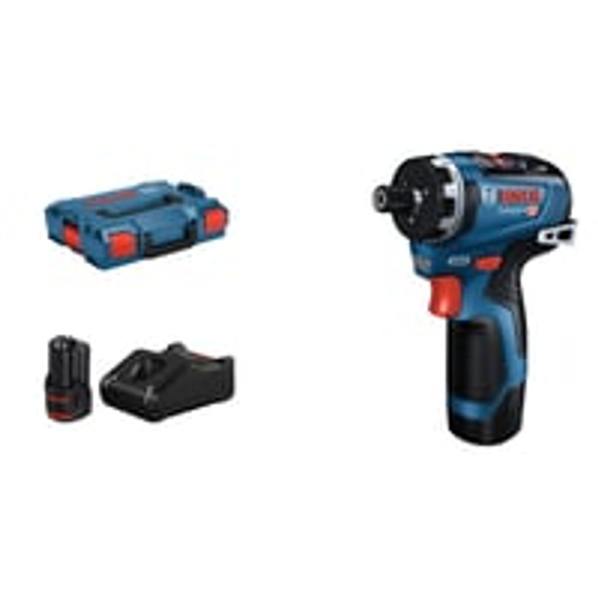 Bosch bore-/skruemaskine GSR 12V-35 HX, 2 x 3,0 Ah, 12 V, 0,57 kg