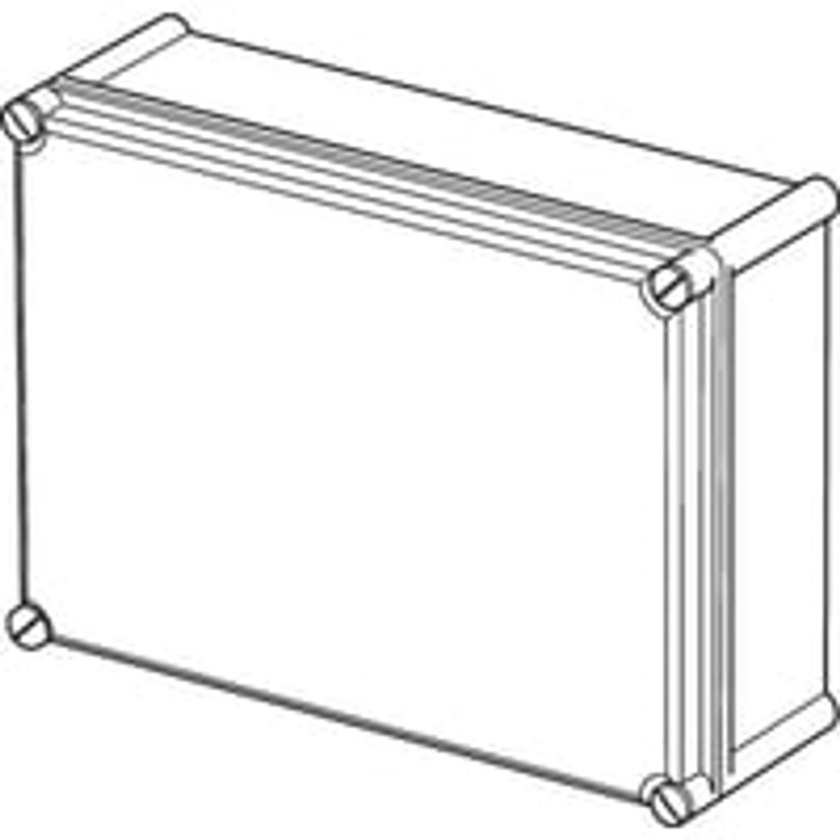 Fibox EK Solid Kassebund, 380 x 280 x 100 mm, Gr