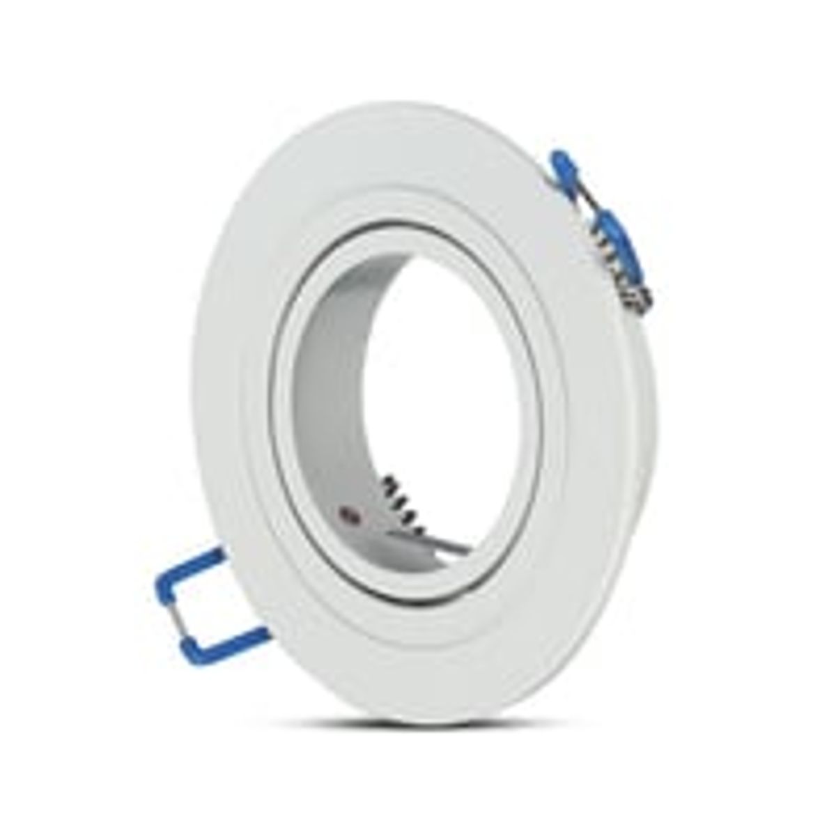 Downlight kit uden lyskilde, hul: 7,5 cm, ml: 9,1 cm, mat hvid, vlg MR16 eller GU10 fatning - V-Tac