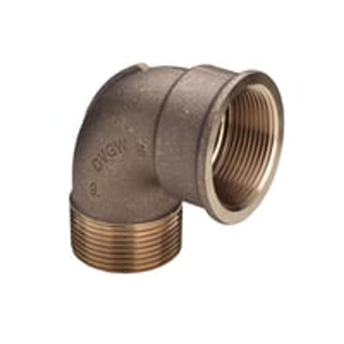 Vinkel 90 muffe/nippel, 3/4", Rdgods Silicium Bronze - Viega