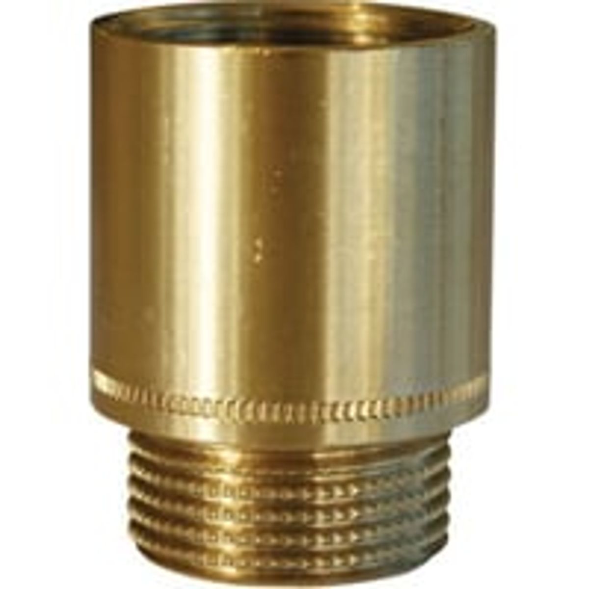 Haneforlnger 3/8" x 15 mm, muffe/nippel, r messing