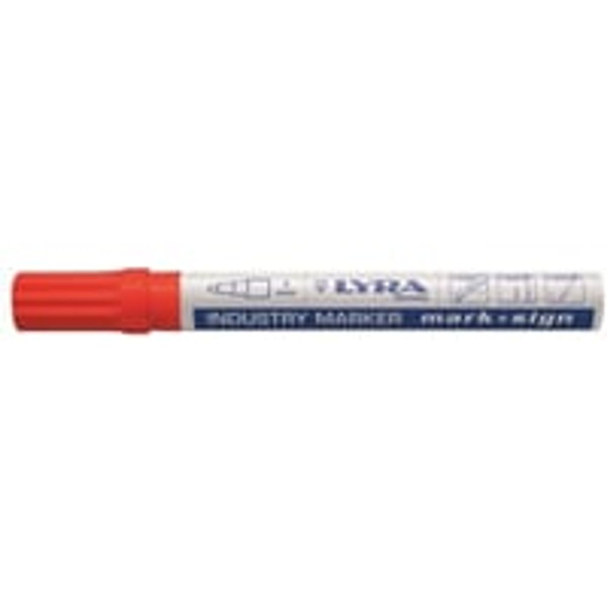 Lyra Industri marker 3mm rd med hurtigttrrende maling og indvendig kugle