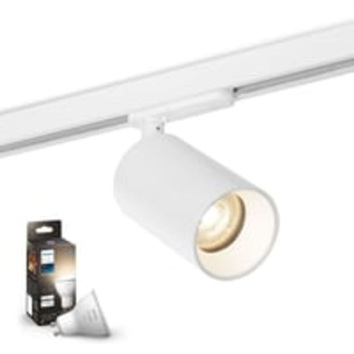 Skagen komplet lysskinne-system m. Philips Hue spot, 3 meter, 5 LED-spot