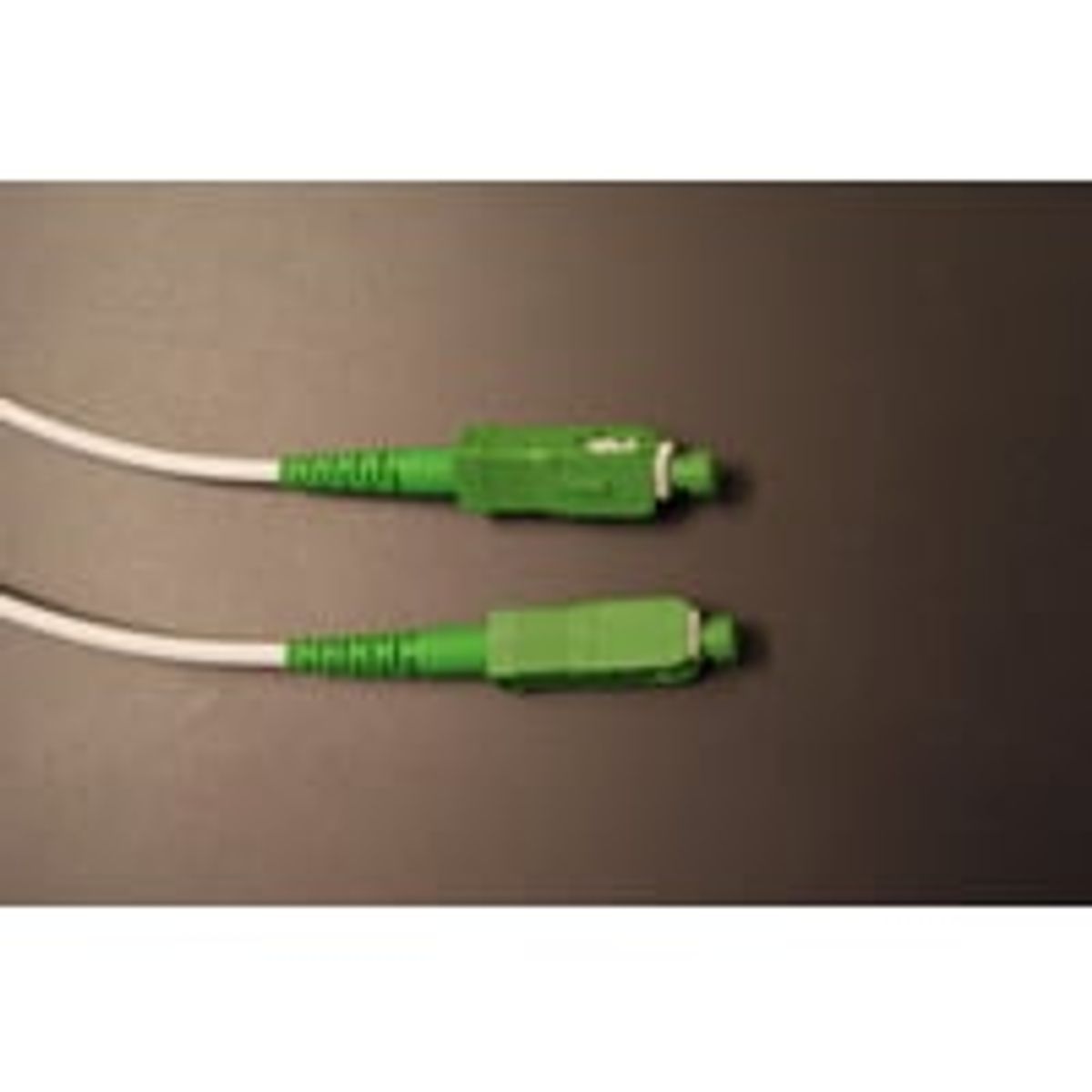 Fiberpatchkabel sc/apc-sc/apc singlemode simplex 3mm Hvid kappe 15M