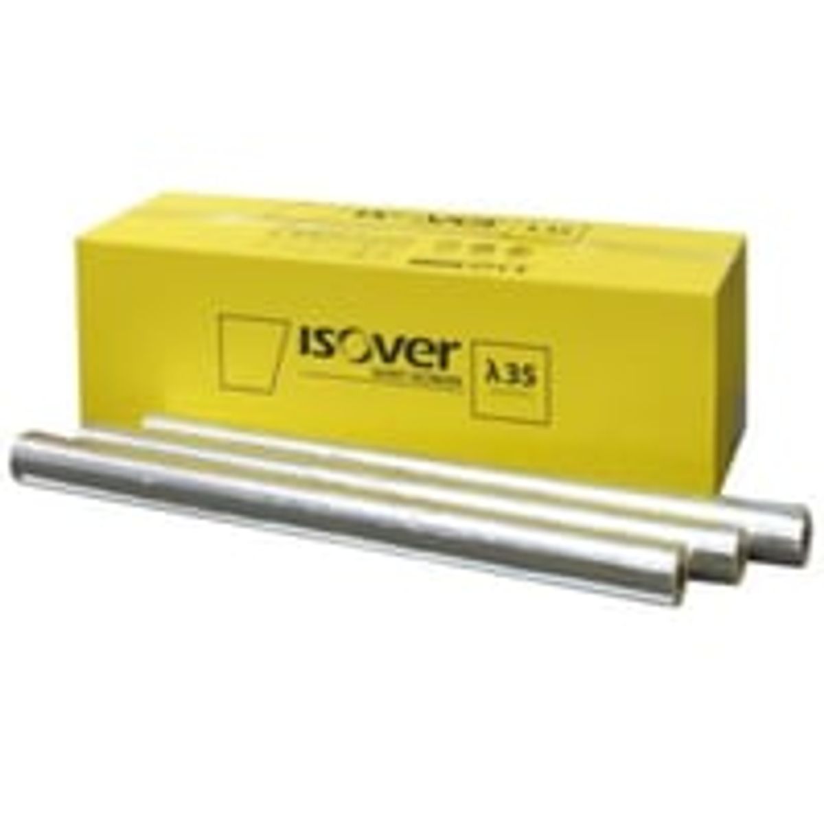 ISOVER Alu 2 (TapeLock rrskl) 114x30 mm, 1,2mtr. m/alu-folie, max. 500C. Med tape