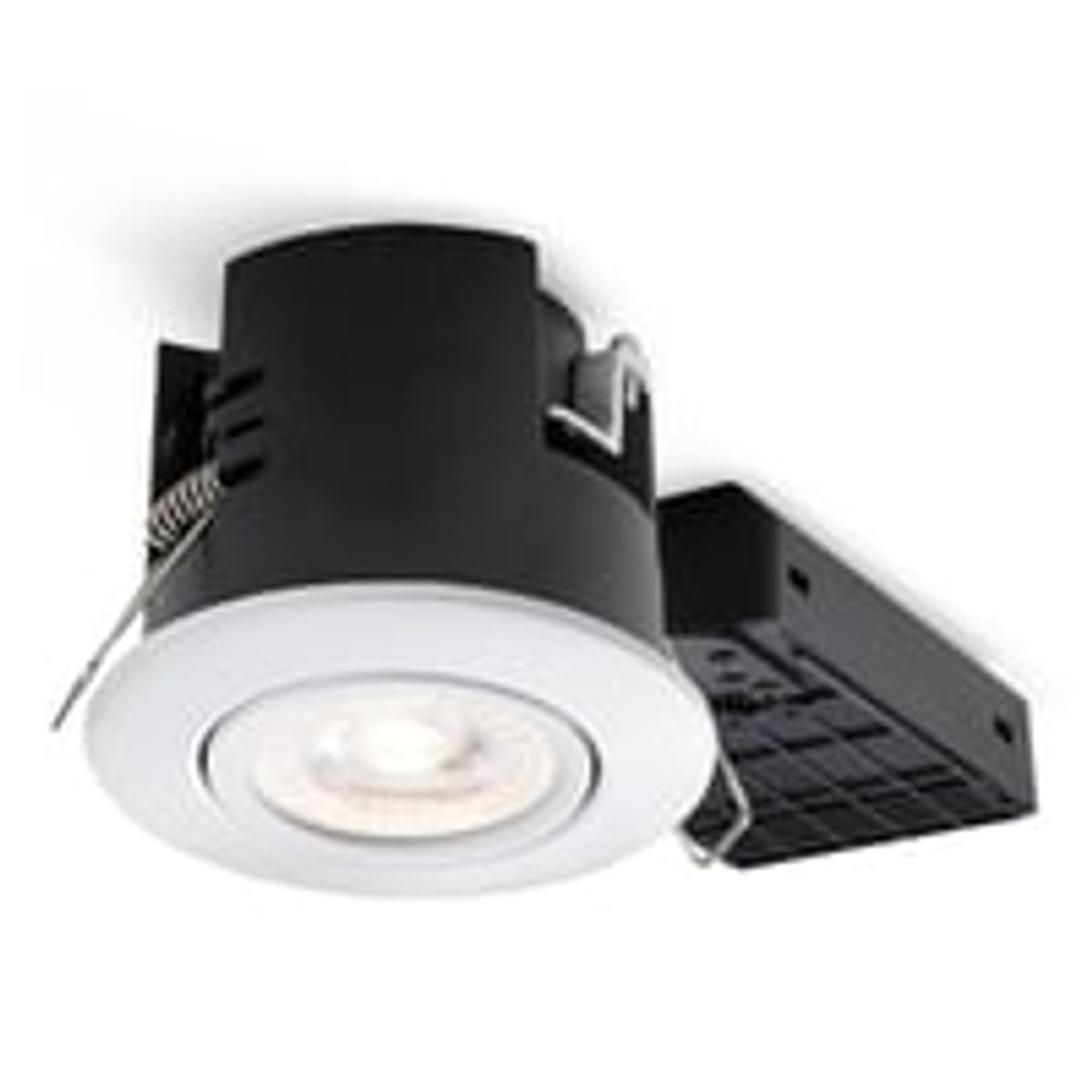 Uni Install G2 indbygningsspot, inkl. LED-pre (Nordtronic Long Life / CRI>90 FlickerFree / 5W / 340lm / 38 / 2700K / dmpbar