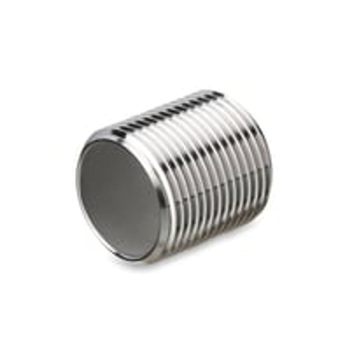 Nippel med cylindrisk gevind 1.4404, 20 bar, 1/8"x16mm