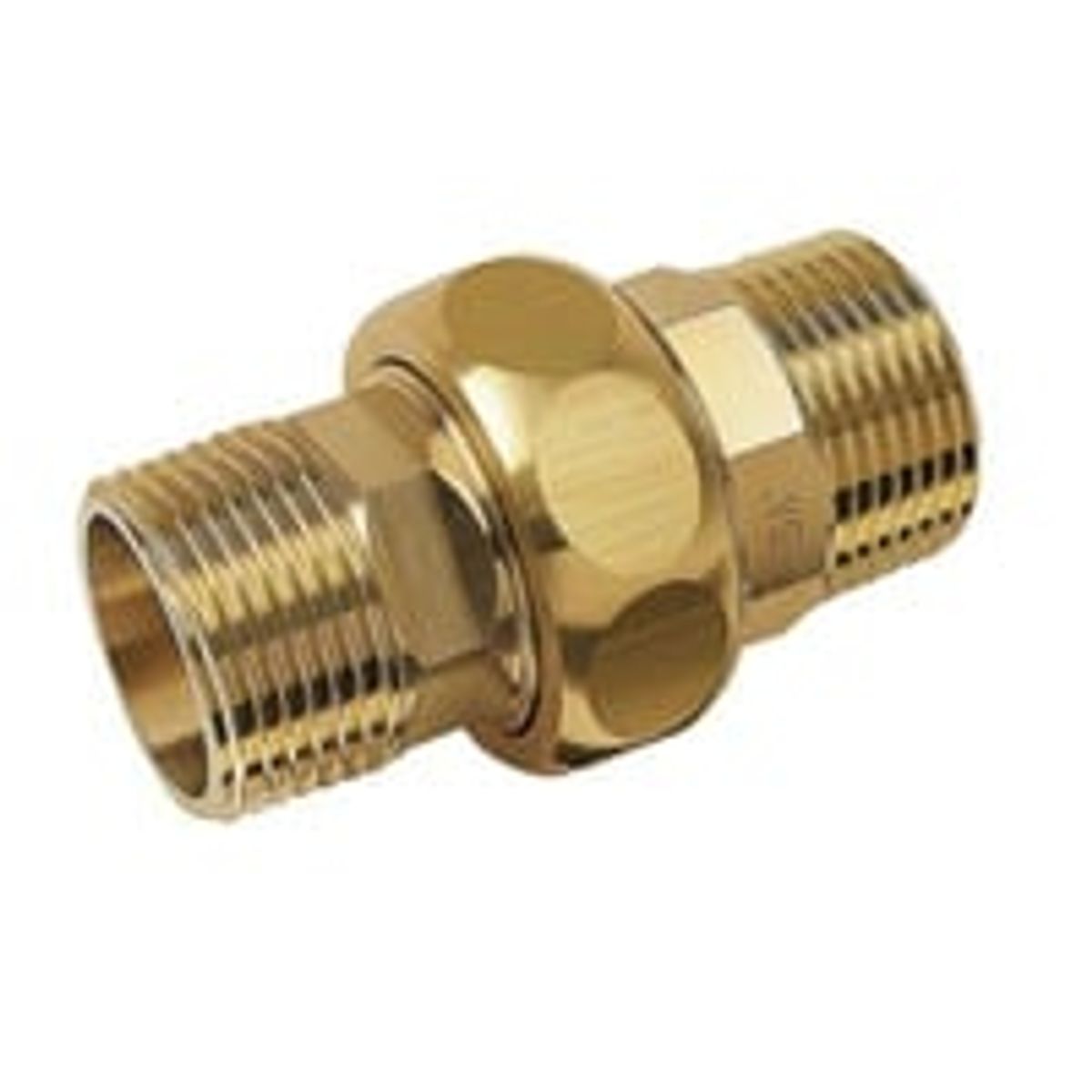 Purafit union, 3/4", nippel/nippel, med pakning, siliciumbronze, blyfri