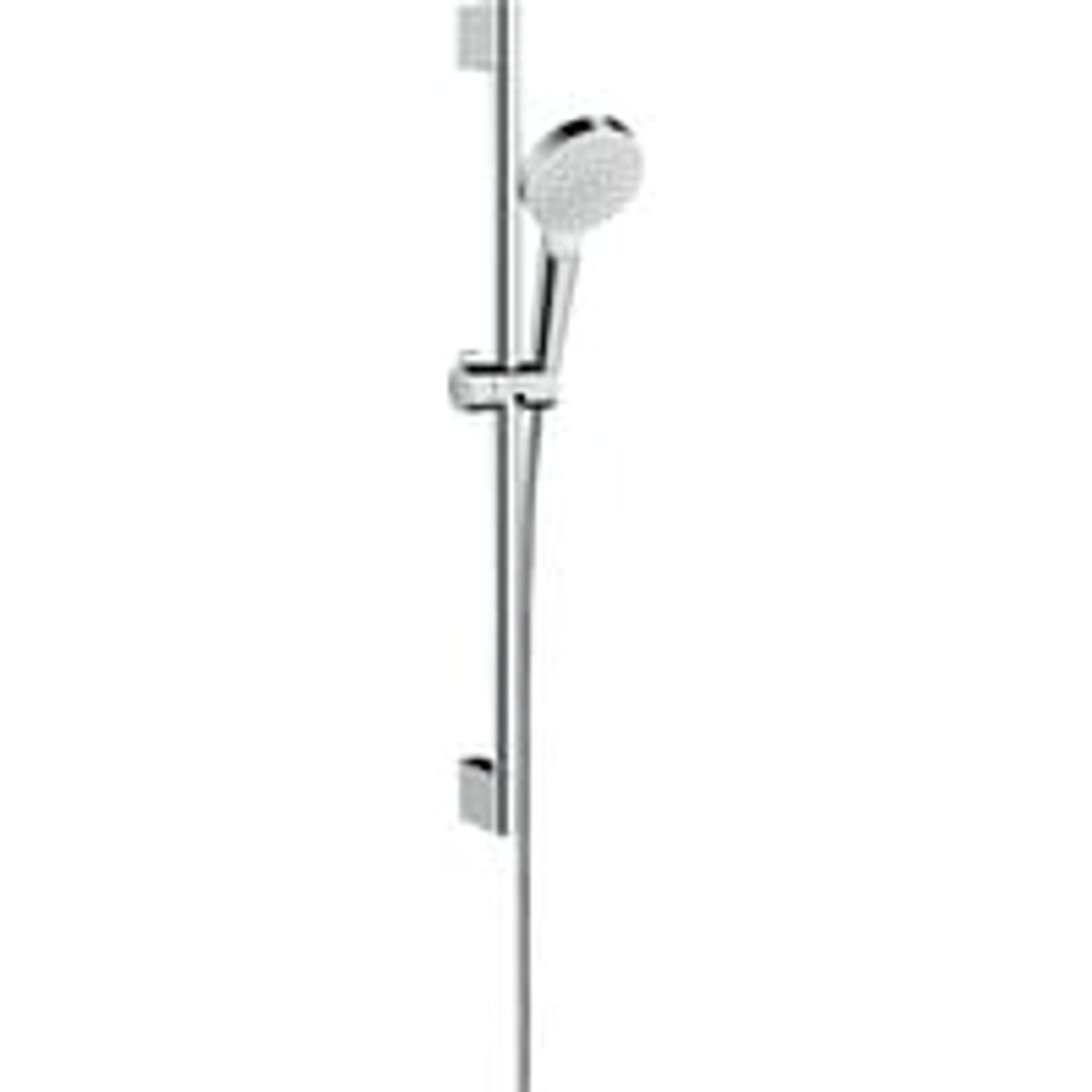 Hansgrohe Crometta brusestangsst, 65cm, hvid/krom