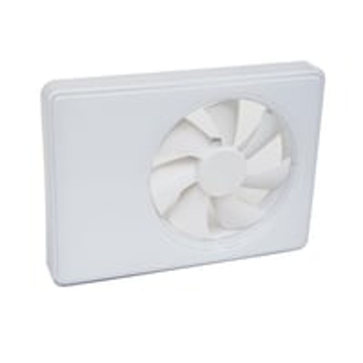 Duka Smartfan TH badventilator, fugt- og tidsstyring, 100/125 mm, hvid