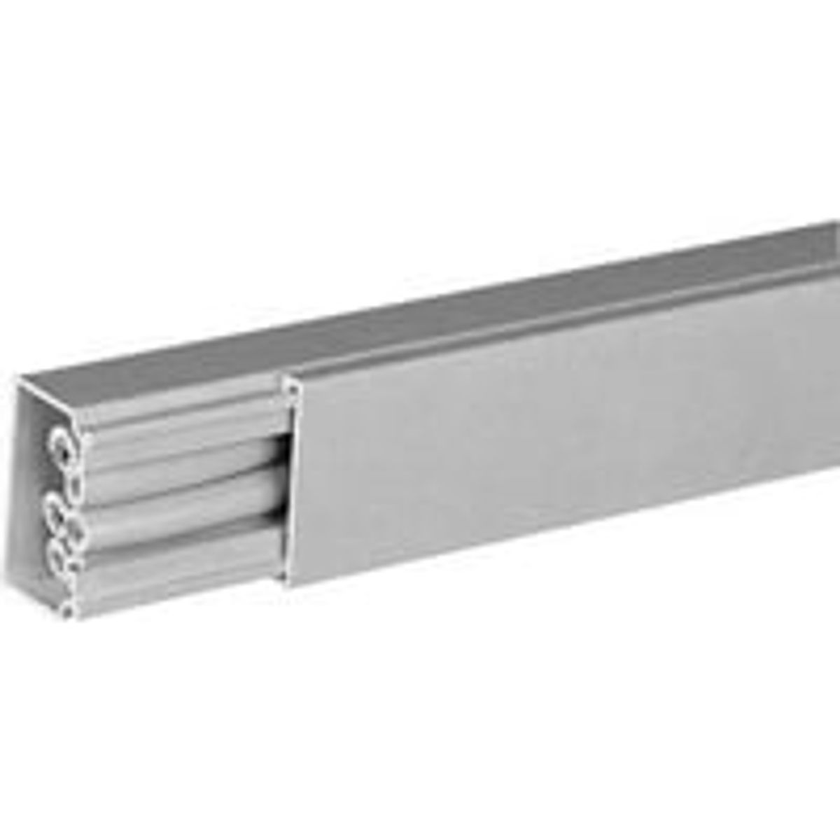 Hager Kabelkanal LF - Kanalbund med lg, 30 x 30 mm (LF 30030), perlegr - 2 meter