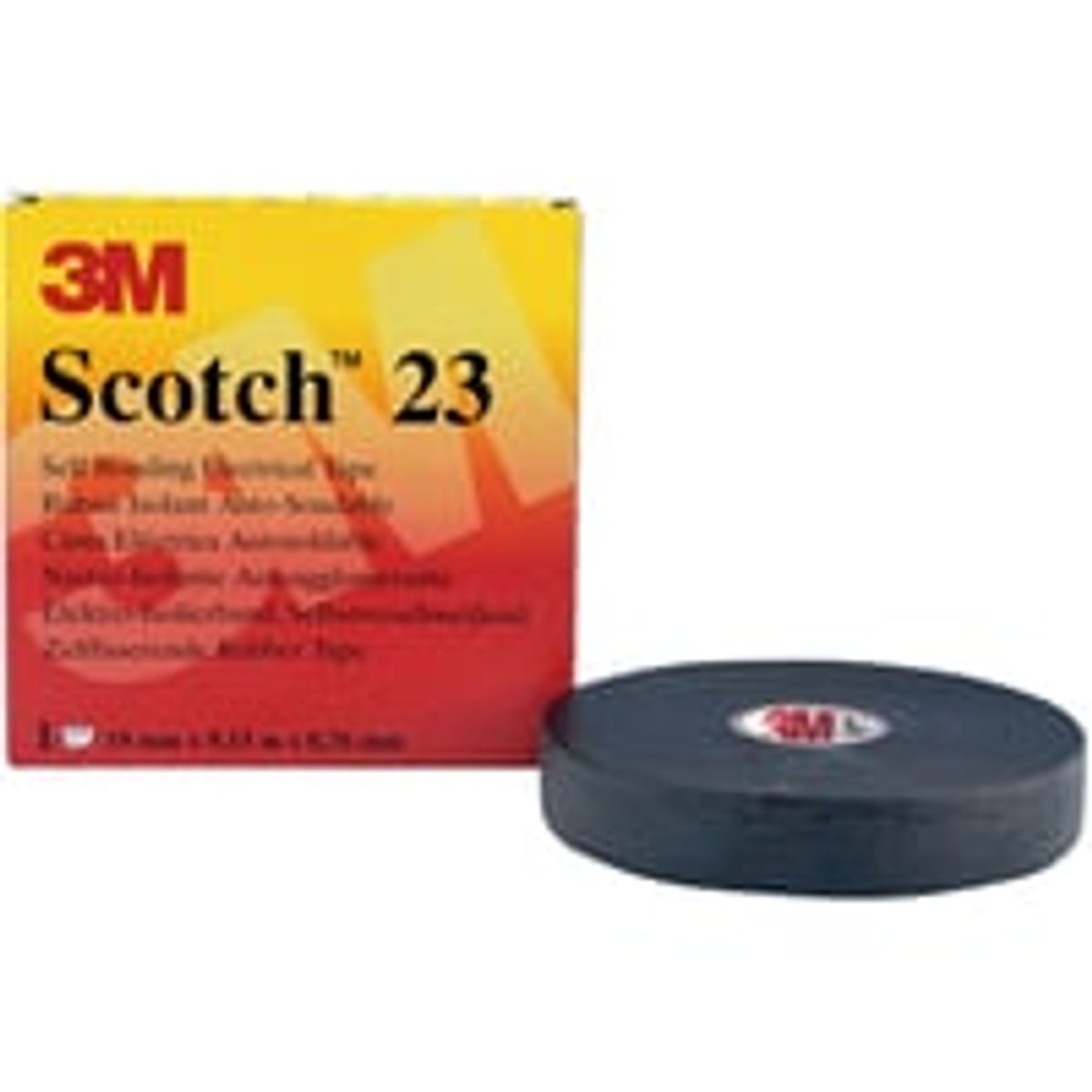 Scotch 23: Selvvulkaniserende & isolerende gummi tape, 19 mm bred, 0,76 mm tyk, 9,15 meter lang - 3M